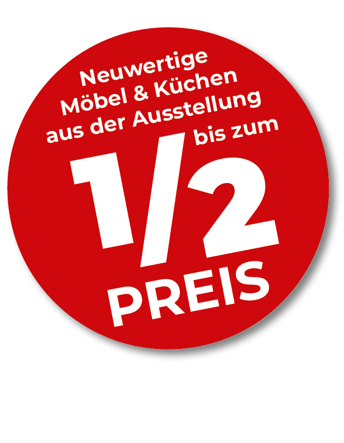 Bis zum 1/2 Preis