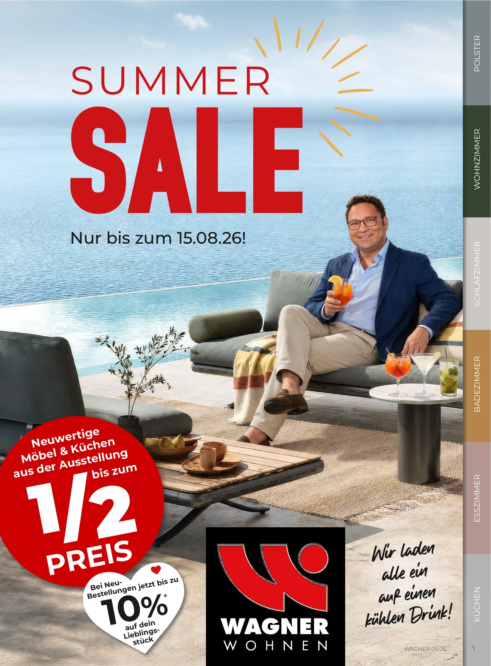 Wagner Wohnen – Summer Sale Prospekt-Titelseite
